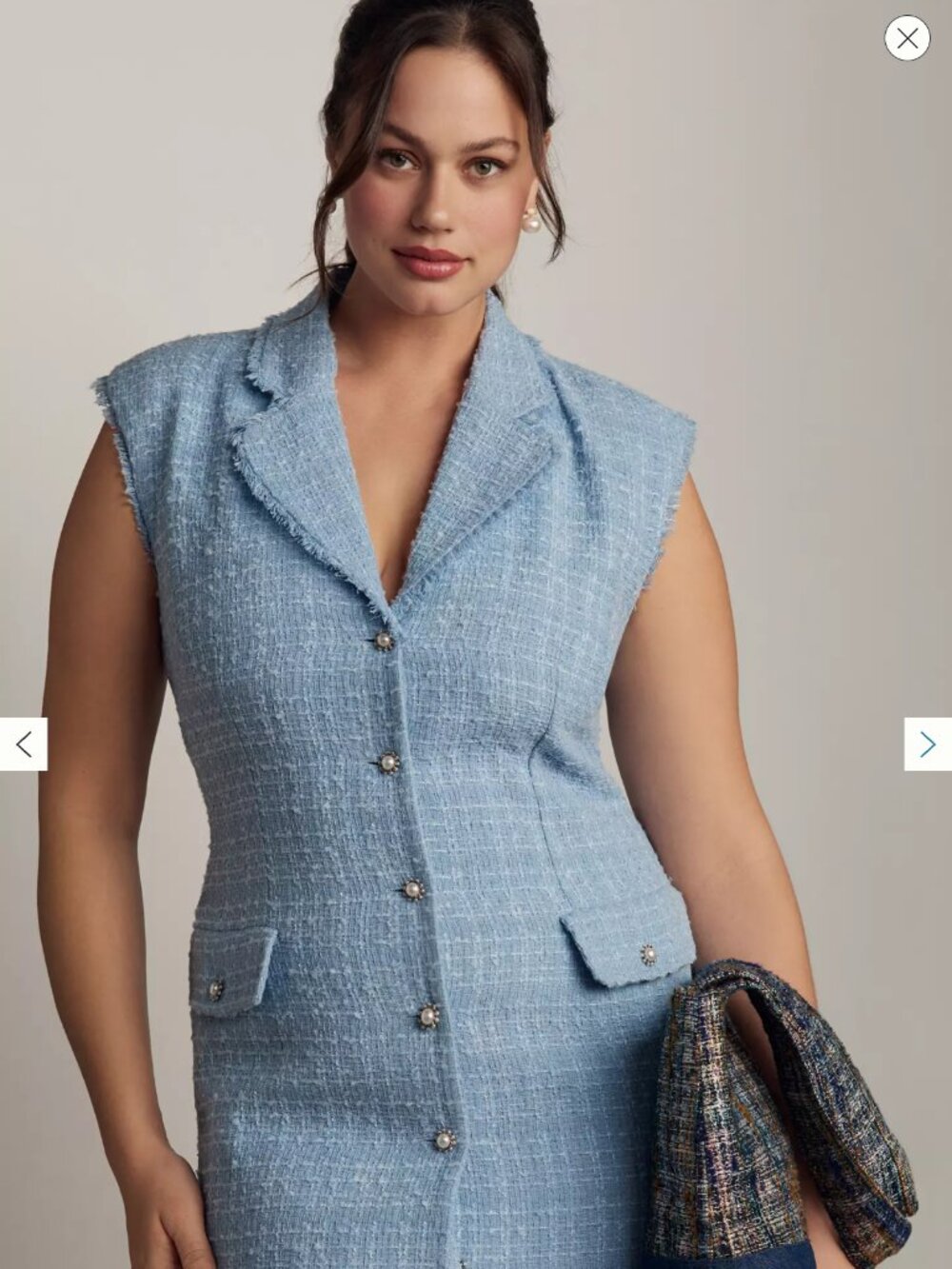 Anthropologie Maeve Tweed Sleeveless Dress 18W